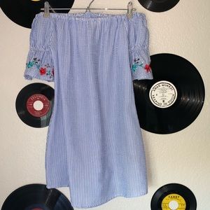 Strapless summer dress